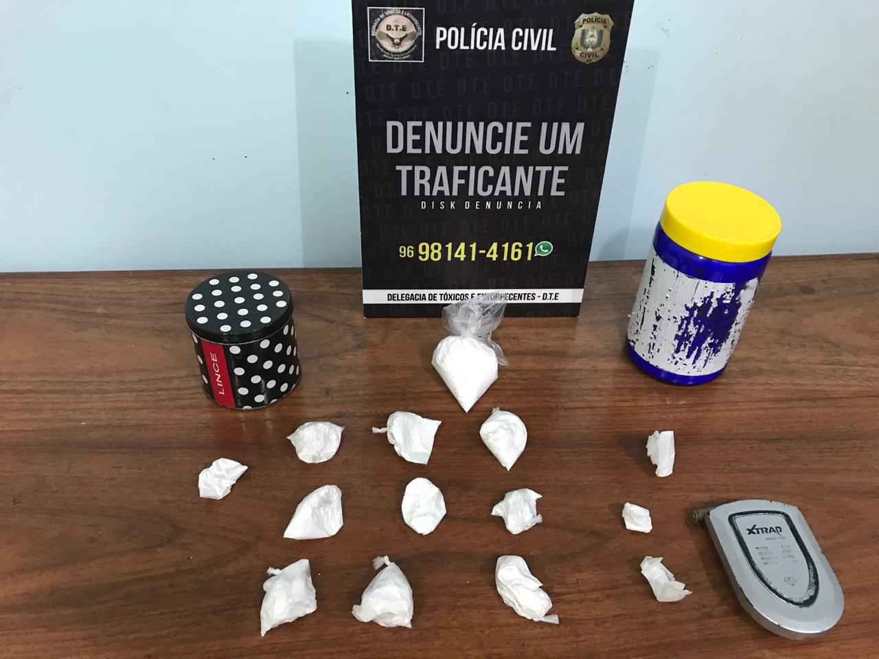 POLÍCIA CIVIL PRENDE HOMEM CONHECIDO PELA VENDA DE COCAÍNA EM MACAPÁ